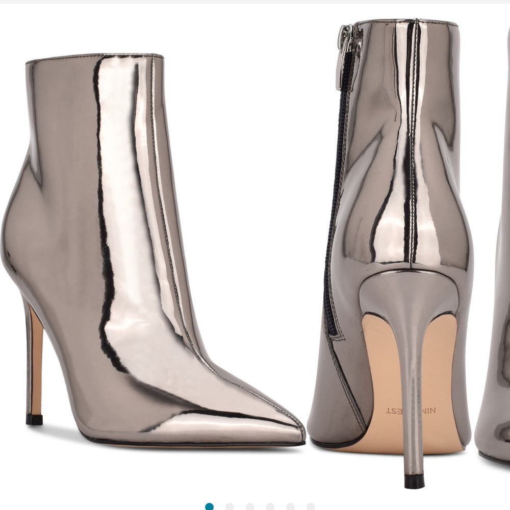 Nine West Farrah Metallic Stiletto Bootie
